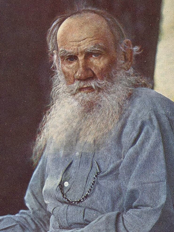 Лев Толстой, фотопортрет